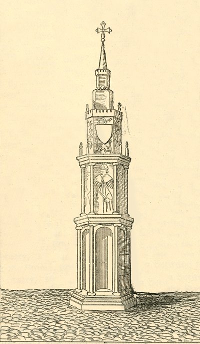 Stary Charing Krzyż, 1881. autorstwa Unbekannt