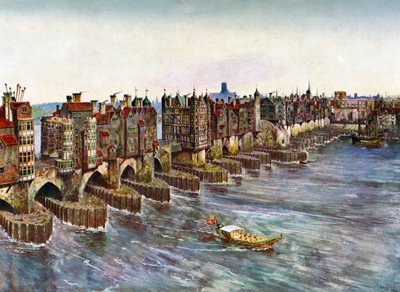 Stary Most Londyński, ok. 1630, ok. 1900-1920 autorstwa Unbekannt
