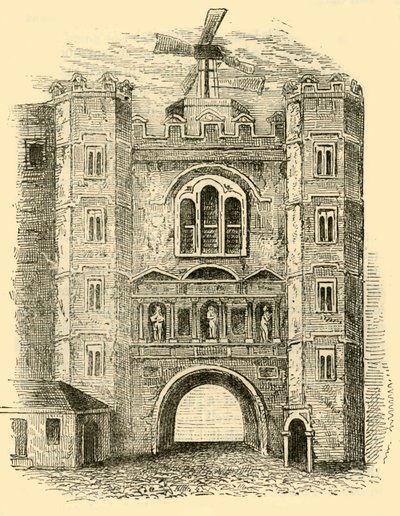 Stara Newgate, ok. 1760, ok. 1872. autorstwa Unbekannt
