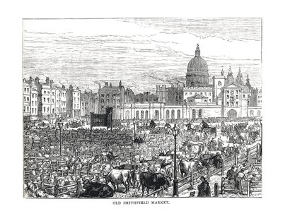 Stary Rynek Smithfield, 1878 autorstwa Unbekannt
