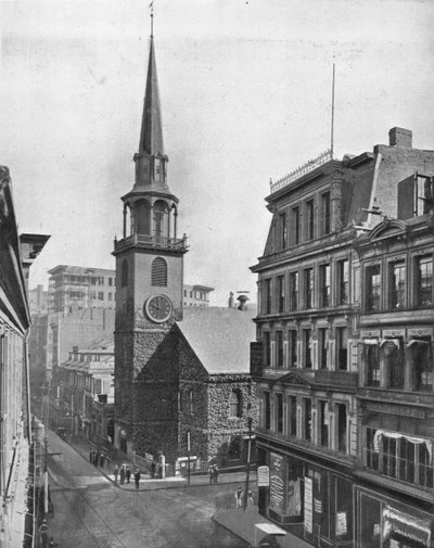 Stary Kościół Południowy, Boston, USA, ok. 1900. autorstwa Unbekannt