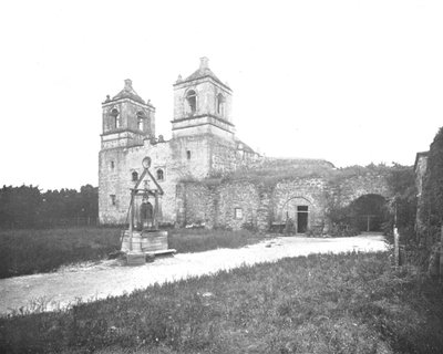 Stara misja hiszpańska, San Antonio, Teksas, USA, ok. 1900. autorstwa Unbekannt