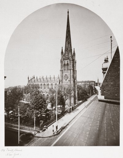 Old Trinity Church, Nowy Jork, Nowy Jork, USA, ok. 1865 autorstwa Unbekannt