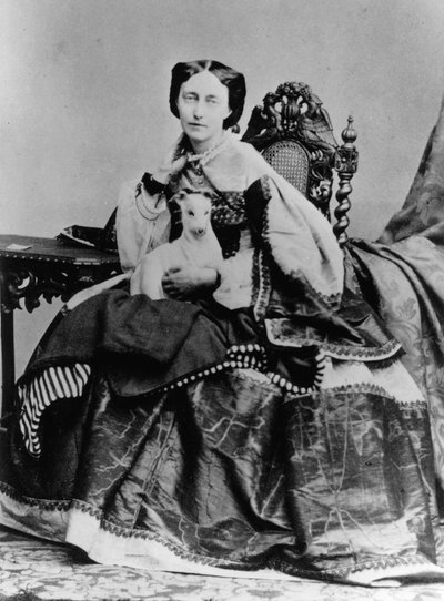 Olga Nikołajewna, królowa Wirtembergii, c1860-c1867 autorstwa Unbekannt