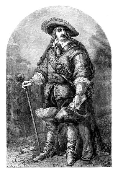 Oliver Cromwell 1599-1658, ok. XVIII w. ok. 1902 autorstwa Unbekannt