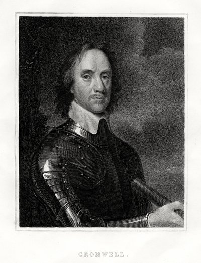 Oliver Cromwell, 1860 r autorstwa Unbekannt