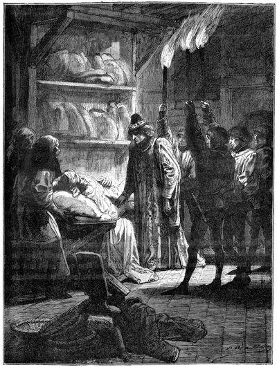 Olivier de Clisson opowiada królowi, który próbował go zamordować, 1898 autorstwa Unbekannt