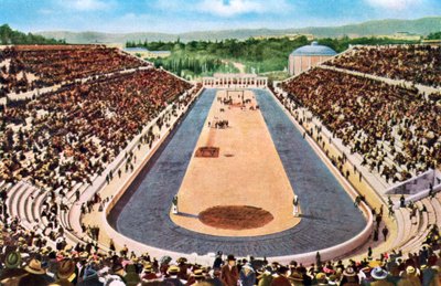Stadion olimpijski, Ateny, 1906, 1936 autorstwa Unbekannt