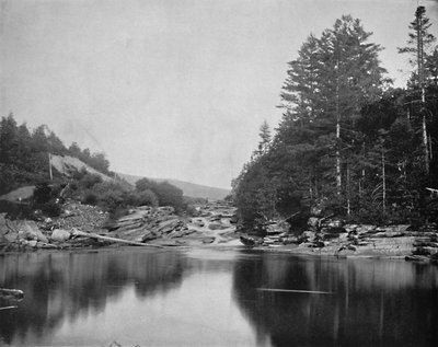 Nad rzeką Ammonoosuc, Białe Góry, New Hampshire, ok. 1897. autorstwa Unbekannt