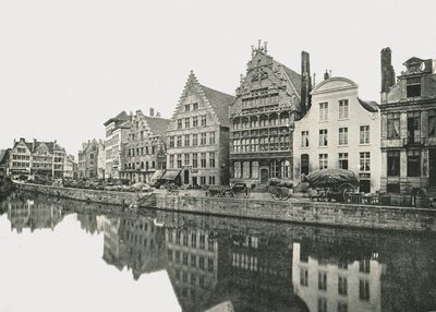 Na Bank of the Scheldt, Gandawa, Belgia, 1895. autorstwa Unbekannt