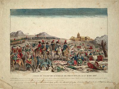 Na polu bitwy pod Eylau, 1807 autorstwa Unbekannt