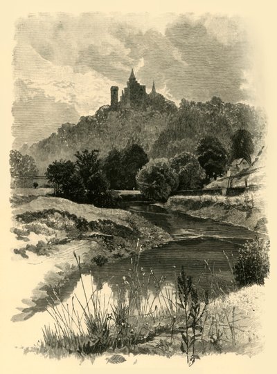 Na Churnet, niedaleko Alton Towers, 1898. autorstwa Unbekannt