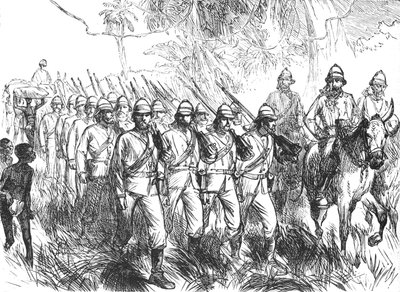W marszu z Elminy, ok. 1880 autorstwa Unbekannt