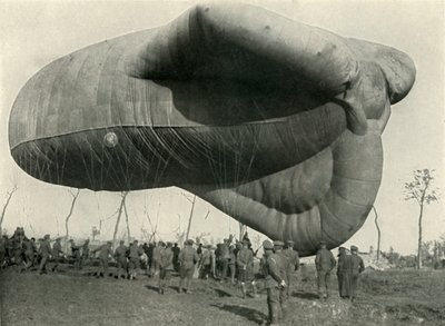 Jeden z naszych balonów obserwacyjnych, 1919. autorstwa Unbekannt