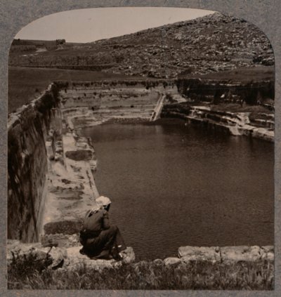 Jedna z sadzawek Salomona, ok. 1900 autorstwa Unbekannt
