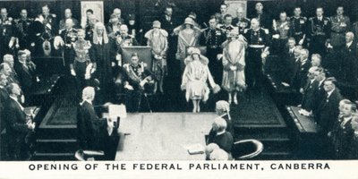 Otwarcie Parlamentu Federalnego, Canberra, 1927 1937 autorstwa Unbekannt