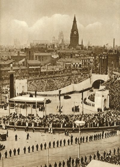Otwarcie tunelu Mersey, Liverpool, 18 lipca 1934, 1935. autorstwa Unbekannt