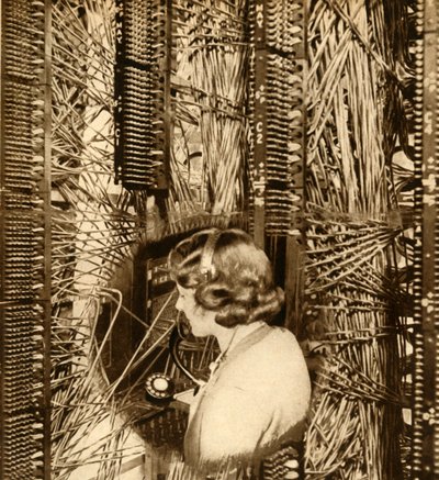 Operator na giełdzie Mayfair, 1932, 1933. autorstwa Unbekannt