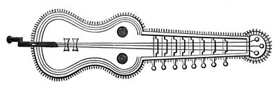 Organistrum, IX wiek, 1870 autorstwa Unbekannt