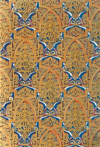 Ornament w płycinach na ścianach, Sala Ambasadorów, 1907. autorstwa Unbekannt