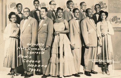 Orkiestra: Neno Gonzalez Dzięki uprzejmości - Radio Cadena Habana, c1910 autorstwa Unbekannt