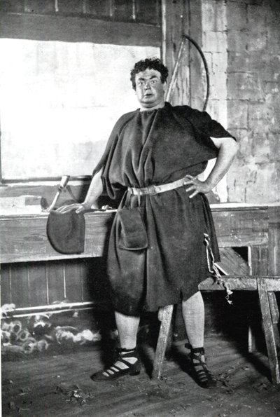 Oscar Asche 1871-1936, brytyjski aktor urodzony w Australii autorstwa Unbekannt
