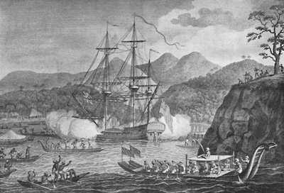 Otaheite poddana kapitanowi Wallisowi, 1773, 1904 autorstwa Unbekannt