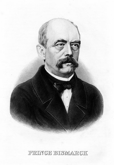 Otto von Bismarck, niemiecki mąż stanu, XIX w. autorstwa Unbekannt
