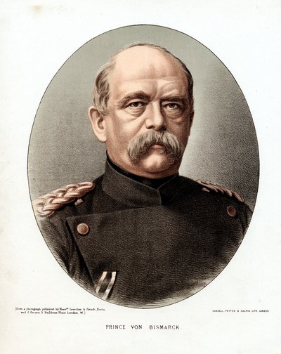 Otto von Bismarck, niemiecki mąż stanu, ok. 1880 r. autorstwa Unbekannt