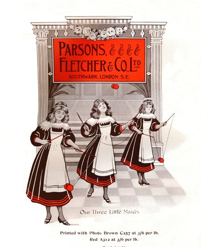 Reklama Nasze trzy małe panny - Parsons, Fletcher & Co., Ltd., 1909. autorstwa Unbekannt