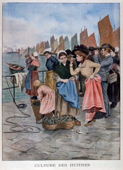Sprzedawca ostryg, 1902 autorstwa Unbekannt