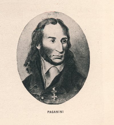 Paganini., 1895 autorstwa Unbekannt
