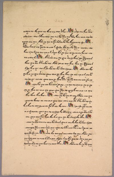 Strona z Ramajany, 1800 rok. autorstwa Unbekannt