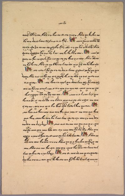 Strona z Ramajany, 1800 rok. autorstwa Unbekannt