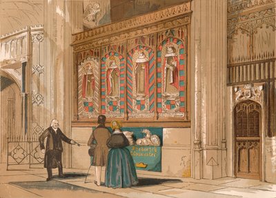 Malowany ekran, kaplica św. Jerzego, ok. 1845, 1864 r. autorstwa Unbekannt