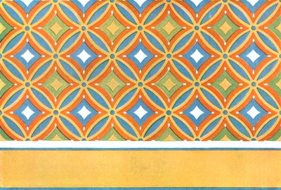 Malowany sufit w grobowcu Amenemheta w Tebach, Egipt, 1928. autorstwa Unbekannt