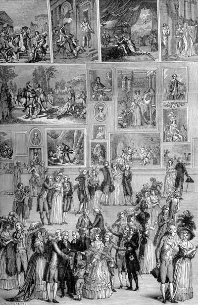 Wystawa malarstwa, Luwr, Paryż, 1737 1882-1884 autorstwa Unbekannt