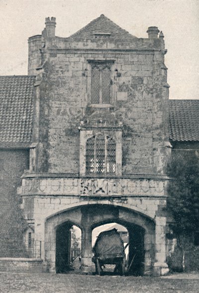 Palace Gateway, Cawood, niedaleko Yorku, 1903 autorstwa Unbekannt