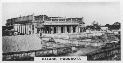 Pałac, Pudukottai, Tamil Nadu, Indie, ok. 1925 autorstwa Unbekannt