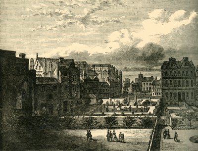Podwórze Pałacowe, od południa, 1881. autorstwa Unbekannt