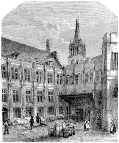Pałac Izby, Rouen, Francja, 1882-1884 autorstwa Unbekannt