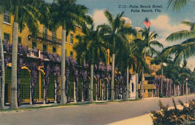 Palm Beach Hotel, Palm Beach, Floryda, ok. 1940 r. autorstwa Unbekannt