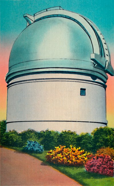 Obserwatorium Palomara. Hrabstwo San Diego, Kalifornia, ok. 1941 r. autorstwa Unbekannt