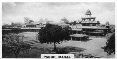 Panch Mahal, Fatehpur Sikri, Agra, Indie, 1925 autorstwa Unbekannt