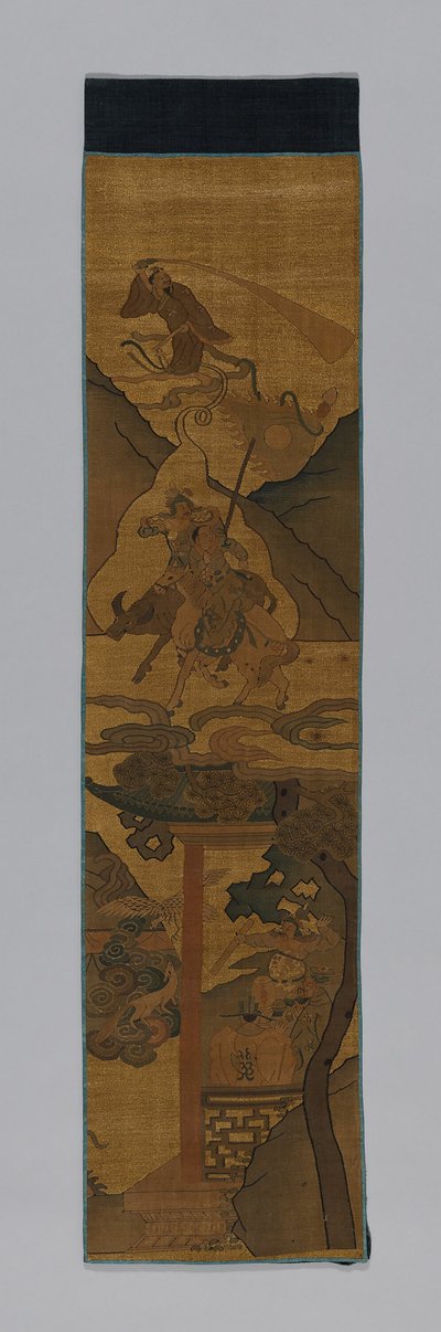 Tkanina meblowa panelowa, Chiny, dynastia Qing 1644-1911, 18001900. autorstwa Unbekannt