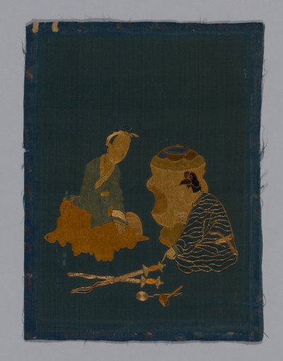 Fragment panelu, Chiny, dynastia Qing 1644-1911, 180050. autorstwa Unbekannt