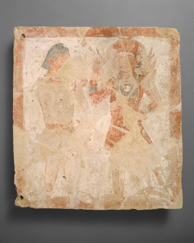 Tablica z bogiem Pharro i czcicielem, ca. III wiek n.e. autorstwa Unbekannt