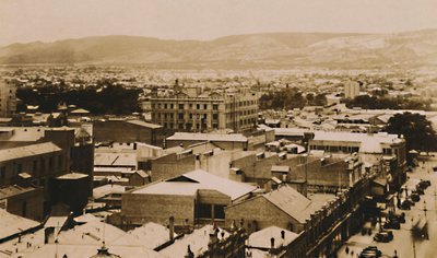 Panorama Adelajdy i wzgórz, Południowa Australia, koniec XIX-początek XX wieku autorstwa Unbekannt