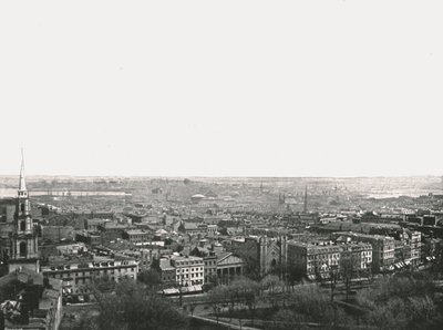 Panorama miasta Boston, USA, 1895. autorstwa Unbekannt