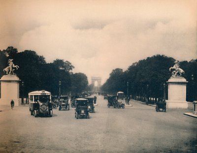 Paryż. - Avenue Des Champs-Elysées - LL, c1910. autorstwa Unbekannt